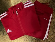 Jaqueta Adidas Firebird feminina vermelha nova sem etiquetas G + calça XS comprar usado  Enviando para Brazil