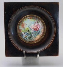 Peinture miniature ancienne d'occasion  Saint-Laurent-du-Var