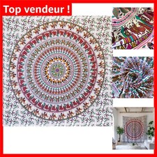 Tapisserie murale mandala d'occasion  Matha