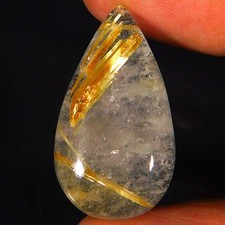 Cabochon pera quarzo usato  Spedire a Italy