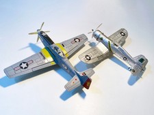 Avião de combate modelo P-51D Mustang Vougt F4U-4 Corsair bombardeiro 1:48 1/48 2 WWII comprar usado  Enviando para Brazil
