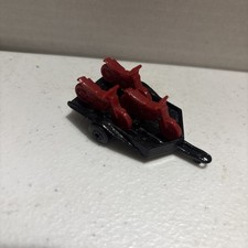 Trailer de motocicleta Matchbox Lesney - Preto com bicicletas vermelhas escala 1/64, usado comprar usado  Enviando para Brazil