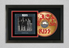 KISS Dressed To Kill Gold ou Platinum Laser Cut LP Record Display comprar usado  Enviando para Brazil
