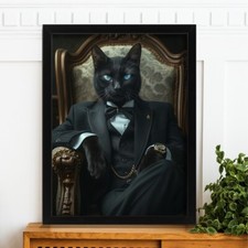 Elegant black cat for sale  BORDON