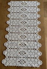 Tischdecke tischläufer gehäk gebraucht kaufen  Celle