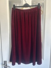 Burgundy velvety line for sale  WARRINGTON
