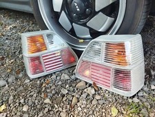 Luzes traseiras transparentes VW Golf Mk2 novas brancas GTI Volkswagen vintage lâmpadas retrô G60 comprar usado  Enviando para Brazil