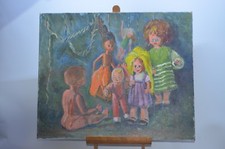 Ancienne toile peinture d'occasion  Bohain-en-Vermandois