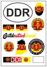 Ddr aufkleber karte gebraucht kaufen  Recklinghausen