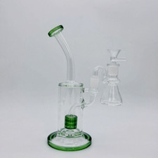 Bong vetro verde usato  Spedire a Italy