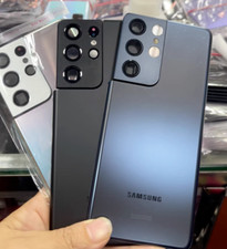 Samsung Galaxy S21 Ultra tylna szklana pokrywa płyty tylne drzwi oryginalne OEM ciągnięte na sprzedaż  Wysyłka do Poland