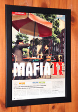 Cartaz pequeno promocional Mafia II 2 Xbox 360 raro/página de anúncio emoldurada comprar usado  Enviando para Brazil