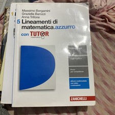 Lineamenti matematica. azzurro usato  Torrita Tiberina