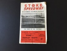 Speedway programme stoke for sale  STOKE-ON-TRENT