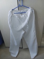 Weite damenhose weiß gebraucht kaufen  Halle