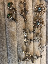 Vintage rhinestone clip for sale  Eastlake