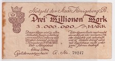 Banknote inflation königsberg gebraucht kaufen  Borna