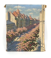 ölgemälde berlin straßenans gebraucht kaufen  Berlin
