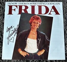Frida (Anni-Frid Lyngstad) ABBA Something Going On Signed 7 Inch Vinyl Single comprar usado  Enviando para Brazil