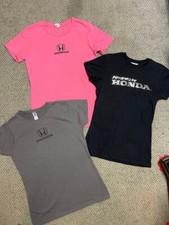 3 camisetas femininas Honda motocicleta manga curta algodão ajuste clássico - Tamanho M comprar usado  Enviando para Brazil