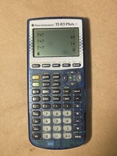 Texas Instruments TI-83 Plus. Calculadora gráfica FR testada/funcionando (sem tampa) comprar usado  Enviando para Brazil