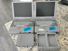 2x Vintage Toshiba Tecra 510CDT 500CDT Pentium POWER TESTADO com Disquete/Batt Chgr comprar usado  Enviando para Brazil