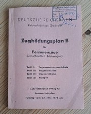 Zugbildungsplan rbd greifswald gebraucht kaufen  Sörup