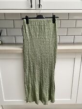 Topshop green shirred for sale  MACCLESFIELD