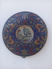Antico piatto maiolica usato  Novafeltria