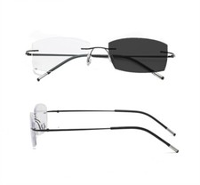 Rimless photochromic progressi for sale  USA