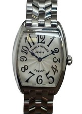 Franck Muller Cintree Curvex 7502 QZ relógio de quartzo mostrador prata comprar usado  Enviando para Brazil