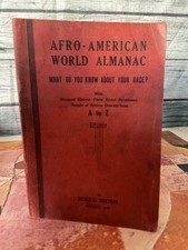 AFRO-AMERICAN WORLD ALMANAC, by Ross D. Brown - 1942- First Edition comprar usado  Enviando para Brazil