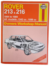 Haynes rover 213 for sale  WEST BROMWICH