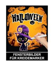 Halloween fensterbilder kreide gebraucht kaufen  Trebbin