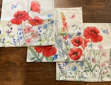 Pcs red poppy for sale  Ortonville