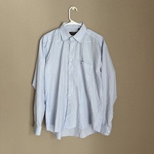 Camisa social masculina Giorgio Armani 17/42 azul manga longa com botões comprar usado  Enviando para Brazil