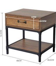 Industrial bedside table for sale  MILTON KEYNES
