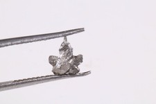 Diamante solto corte a laser cinza natural 0,86 ct, formato de folha de bordo diamante cinza D14 comprar usado  Enviando para Brazil