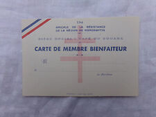 Carte membre bienfaiteur d'occasion  Blâmont
