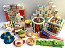 Kids wooden plastic for sale  LONDON