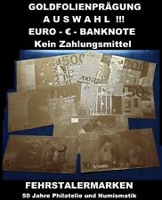 Goldfolienprägungen euro bank gebraucht kaufen  Köln