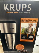 Cafeteira, filtro, caneca, instruções Krups Caixa Original - Caneca Krups Ausente, usado comprar usado  Enviando para Brazil