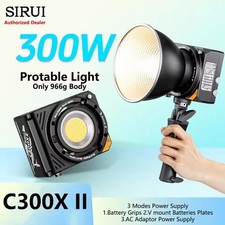 Iluminação de bolso SIRUI C300X II 300W portátil LED vídeo COB luz CCT 2700K-6500K comprar usado  Enviando para Brazil