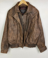 Real leather bomber for sale  CANTERBURY
