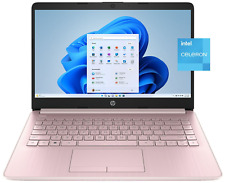 Notebook HP Stream 14" Micro-Edge HD Celeron N4120 4GB 64GB eMMC Cam Win 11 S Rosa comprar usado  Enviando para Brazil
