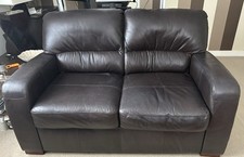 Two seater leather for sale  LONDON