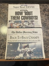 Jornal Dallas Cowboys Super Bowl Champions 1994. comprar usado  Enviando para Brazil