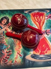 Maracas dipinte colorate usato  Milano