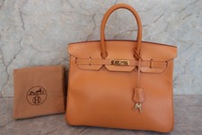 HERMES Birkin 35 Pudełko Torebka na łydki Naturalne koło Z (1996), używany na sprzedaż  Wysyłka do Poland