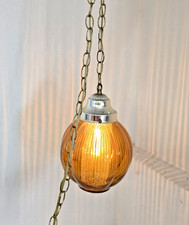 Vintage amber glass d'occasion  Expédié en Belgium